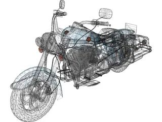 Harley-Davidson Road King 3D Model