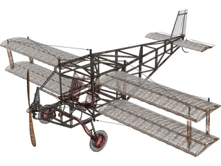 Biplane (1930) 3D Model