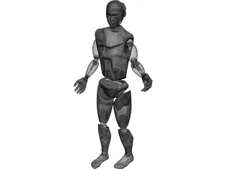 Crash Test Dummy 3D Model