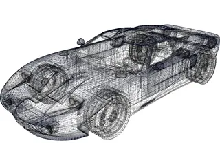 Ford GT40 3D Model