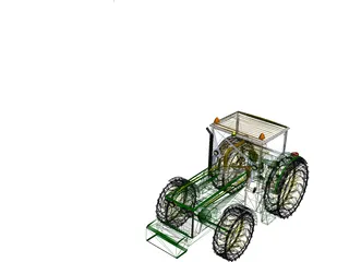 John Deere 7920 Tractor 3D Model