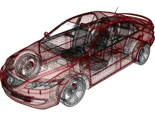 Mazda 6 MPS (2006) 3D Model