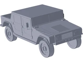 Hummer H1 3D Model