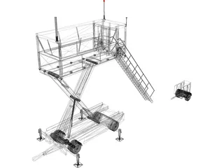 Mobile Air Traffic Control 3D Model