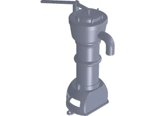 Water Hand Pump 3D Model