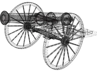 Cannon 19th Century 3D Model