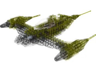 LEGO Naboo Starfighter N1 3D Model