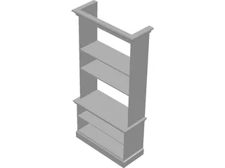 Bookcase 3D Model