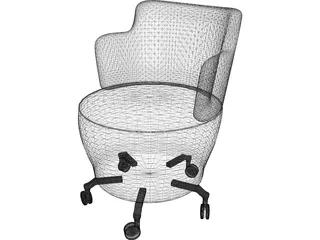 Tarn Orangebox Chair 3D Model