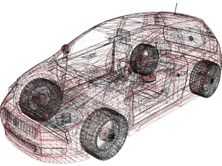 Fiat Punto 3D Model