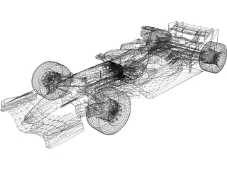 McLaren MP4-20 F1 3D Model