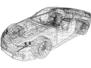 Lexus LFA 3D Model