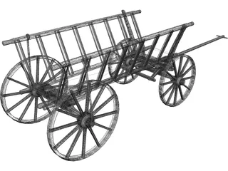 Handcart 3D Model