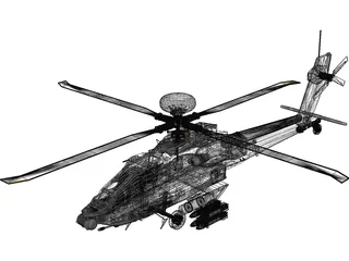 Hubschrauber 3D Model