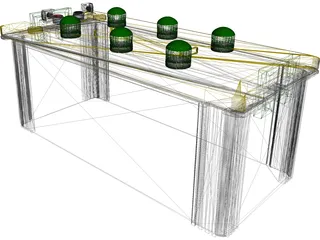 Acid Battery 3D Model