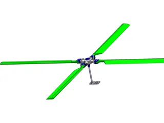 Rotor Heli Principal 3D Model