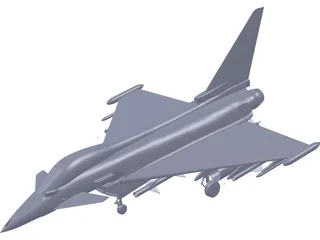 Eurofighter 2000 3D Model