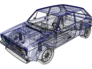 Volkswagen Golf MK1 (1978) 3D Model