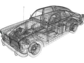 Volvo Amazon (1968) 3D Model