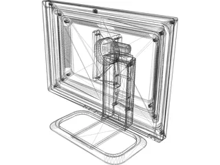 HP L1710 Monitor 3D Model