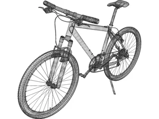 Mountain Bike 3D Model