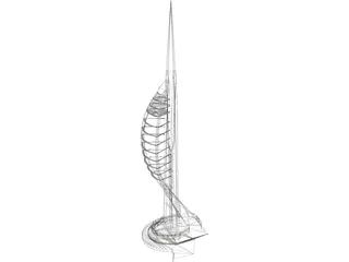 Spinnaker Tower 3D Model