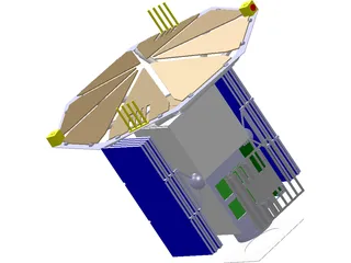 Satellite Deployed 3D Model