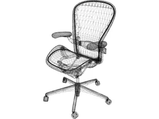 Herman Miller Aeron Chair 3D Model