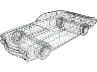 Chevrolet Chevelle (1975) 3D Model