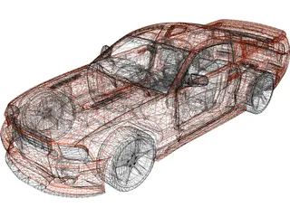 Ford Mustang Saleen S281 (2010) 3D Model