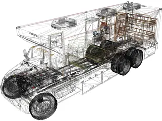 International DuraStar Continental (2011) 3D Model