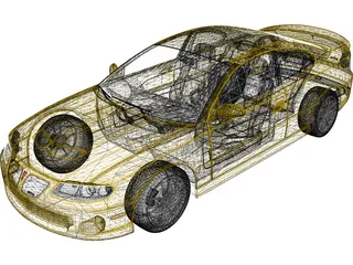 Pontiac GTO 3D Model