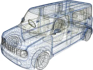 Nissan Cube 3D Model