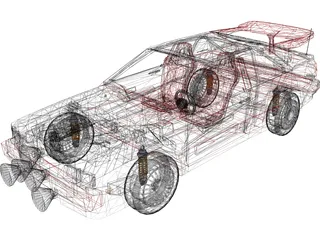 Audi Sport Quattro 3D Model