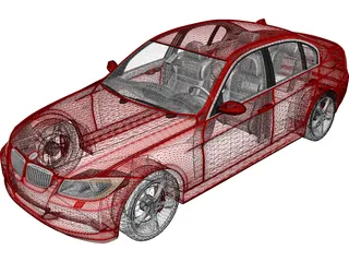 BMW M3 (2006) 3D Model