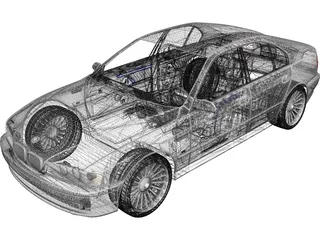 BMW M5 (2002) 3D Model