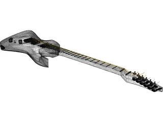 Guitar Electric 3D Model