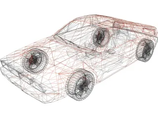 Lancia Beta Montecarlo 3D Model