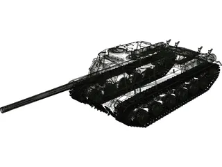 ISU-122 3D Model