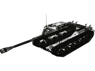 ISU-122S 3D Model