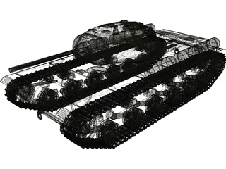 KV-1S 3D Model