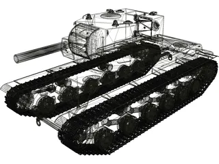 KV-2 3D Model