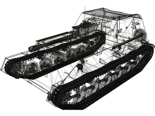 SU-76M 3D Model