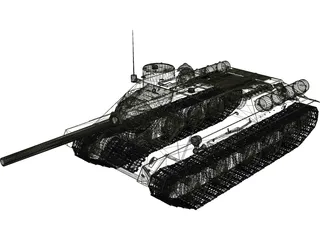 SU-100 3D Model