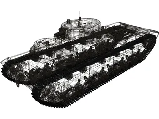 T35A 3D Model