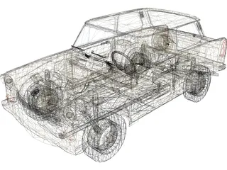 Trabant 601 3D Model