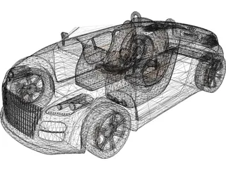 Audi TT Clubsport Quattro 3D Model
