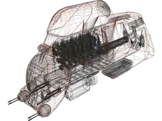 MTT Armored Transporter 3D Model