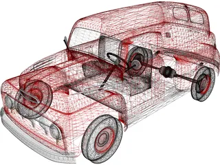 Ford Panel (1952) 3D Model