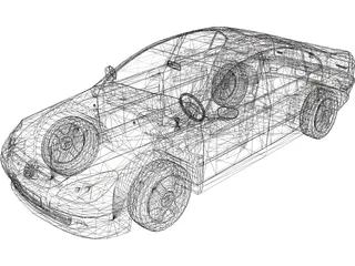 Peugeot 607 3D Model